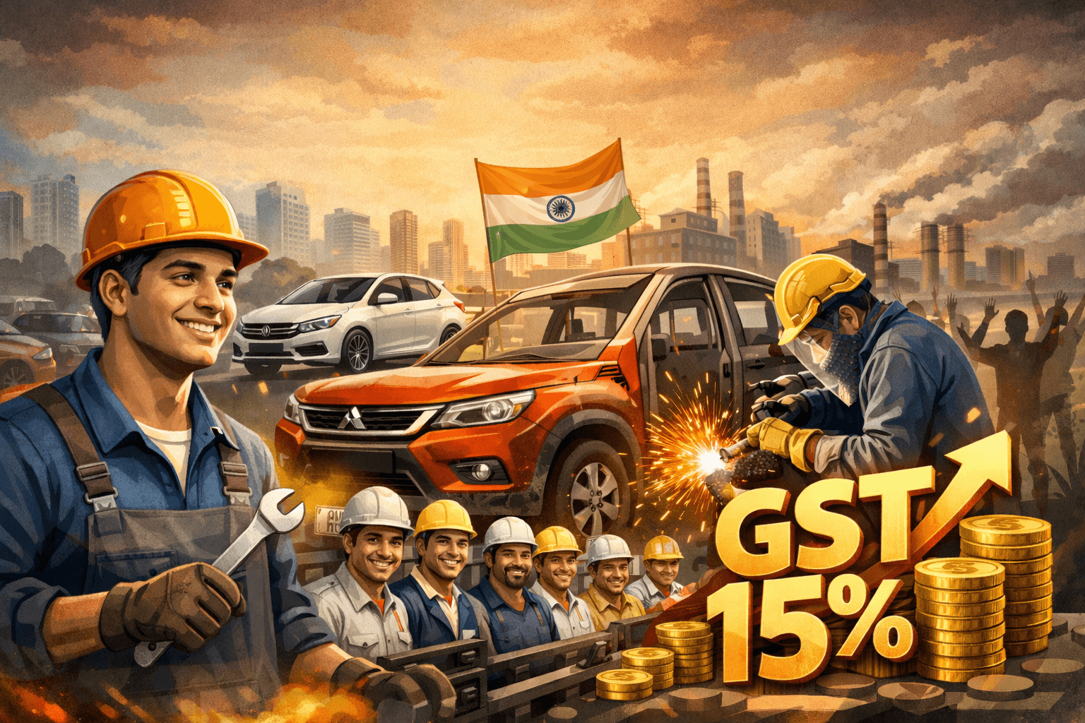 ऑटो सेक्टर: भारतीय अर्थव्यवस्था का नया पावरहाउस, GST में 15% हिस्सेदारी और करोड़ों को मिला रोजगार