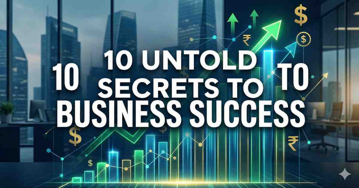व्यापार मंत्र: बिजनेस में सफलता पाने के वो 10 गुप्त तरीके जो कोई नहीं बताएगा