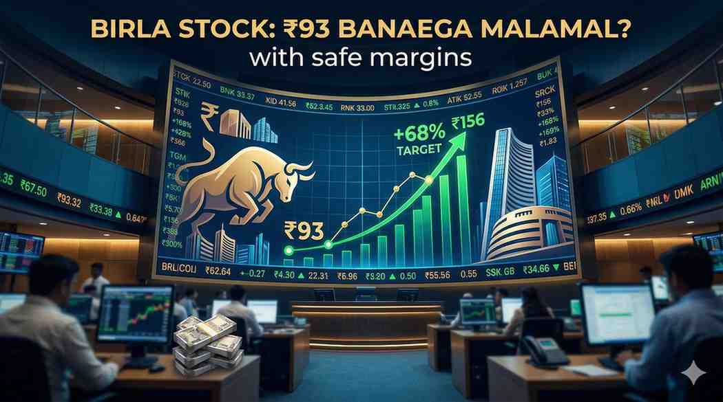 बिड़ला स्टॉक: क्या ₹93 वाला यह शेयर आपको बना देगा मालामाल? एक्सपर्ट्स ने दिया 68% रिटर्न का टारगेट