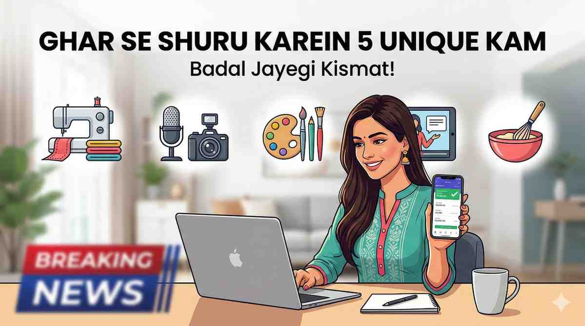 बिजनेस आईडिया: घर बैठे महिलाएं शुरू करें ये 5 यूनिक काम, बदल जाएगी किस्मत