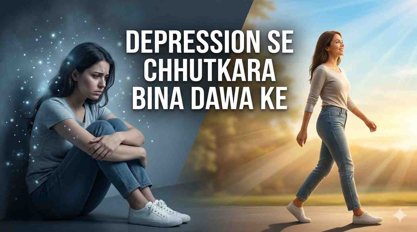 डिप्रेशन इलाज: बिना दवा के मानसिक तनाव से बाहर निकलने का सबसे आसान तरीका