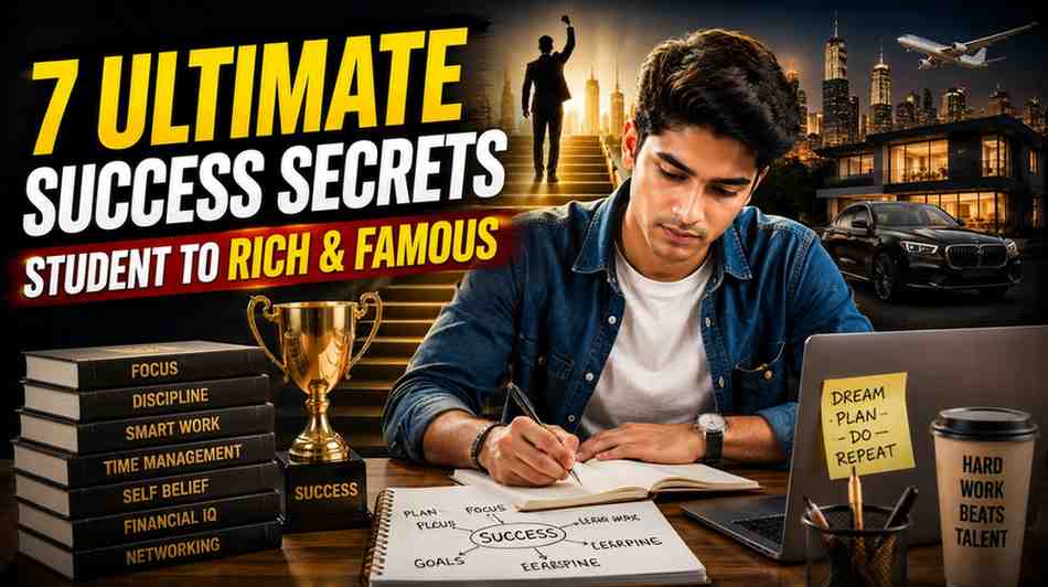 सफलता टिप्स: 7 Ultimate और Amazing Secrets जो हर Student को बनाएंगे Rich और Famous