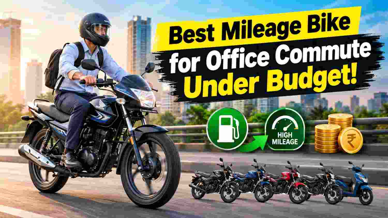 रोज ऑफिस आने जाने के लिए बेस्ट माइलेज बाइक 2024: Ultimate बजट फ्रेंडली गाड़ियां जो बचाएंगी आपके पैसे!