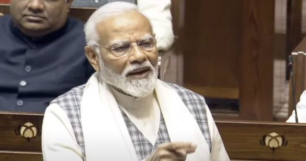 राज्यसभा में पीएम मोदी का भाषण और ग्लोबल विजन