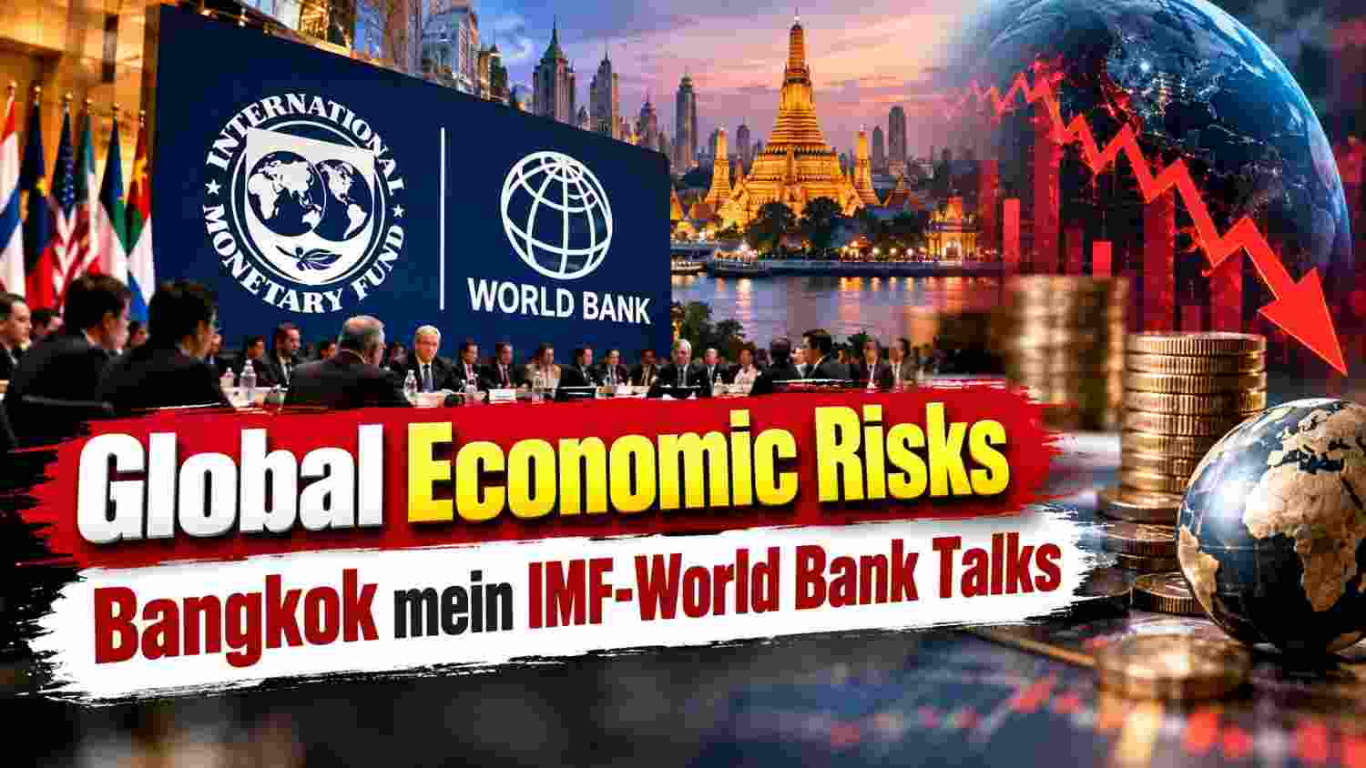 Global Economic Risks: Bangkok में IMF-World Bank Talks के दौरान दुनिया पर मंडराते आर्थिक संकट के बड़े खतरे