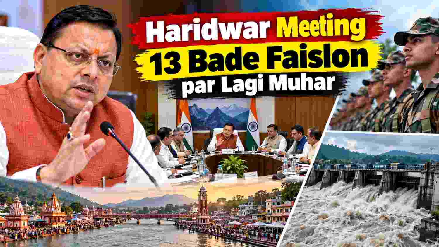 Dhami Cabinet Decisions: हरिद्वार बैठक में 13 बड़े फैसलों पर लगी मुहर, अग्निवीरों से लेकर Flood Control तक Ground Reality समझें